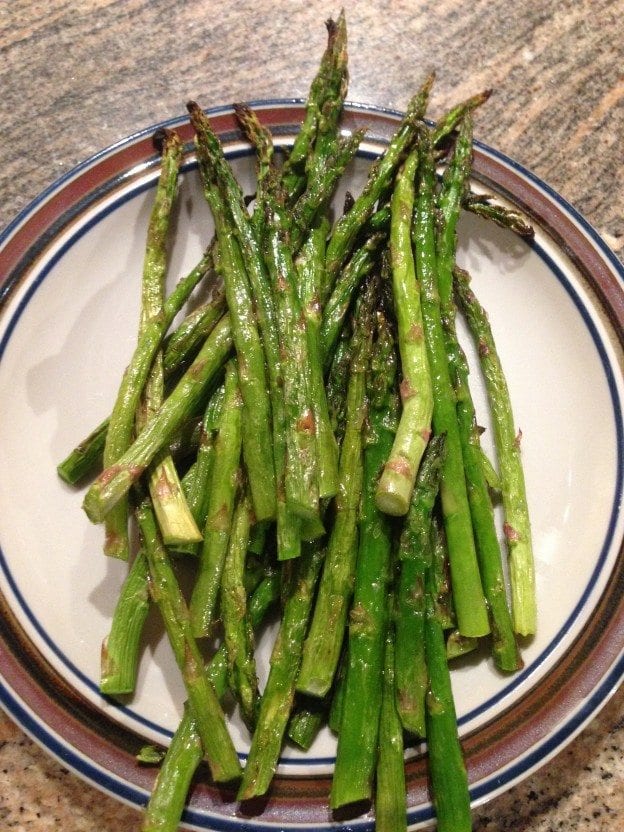 Clean eats simple coconut oil asparagus aSweatLife