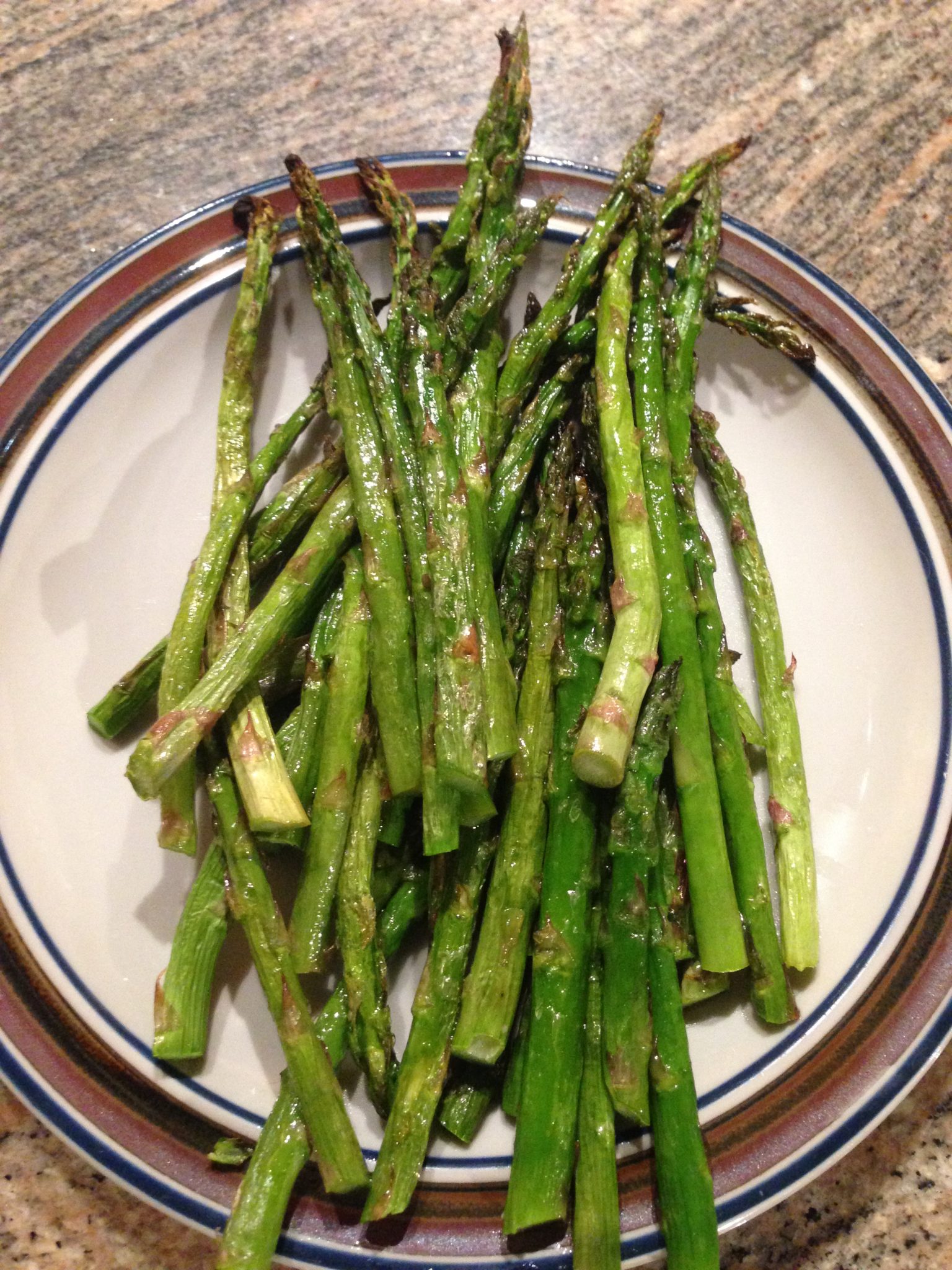 Clean eats simple coconut oil asparagus aSweatLife