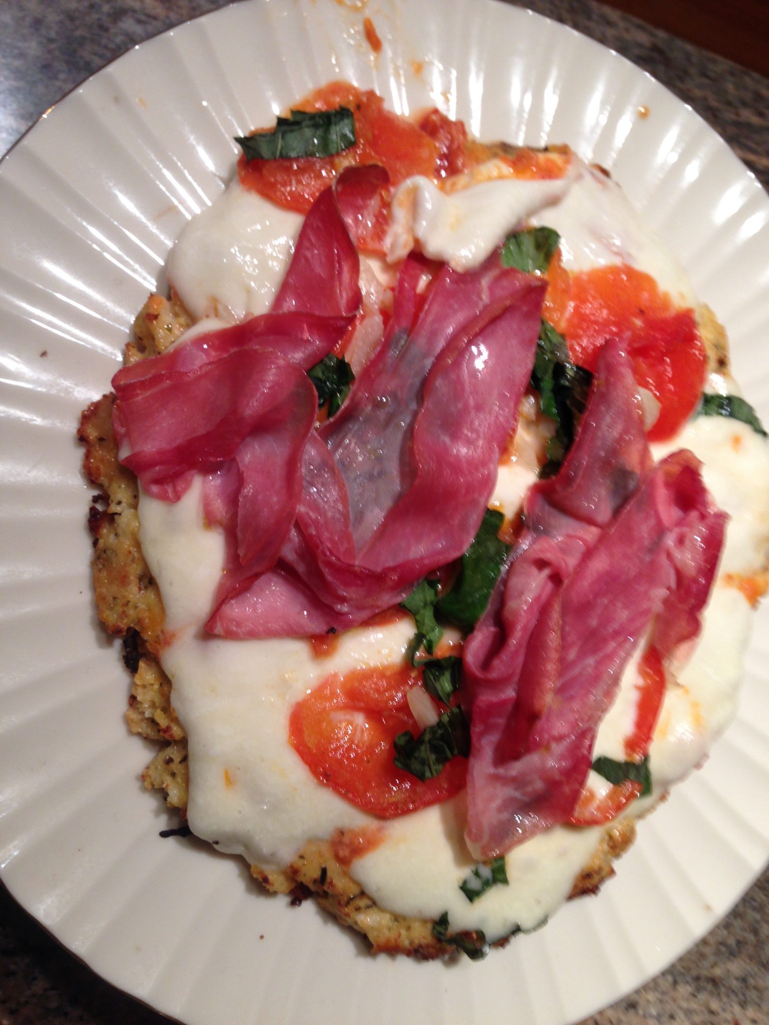 A cravingbuster Cauliflower pizza crust aSweatLife