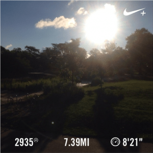 nike+ running app instagram picture