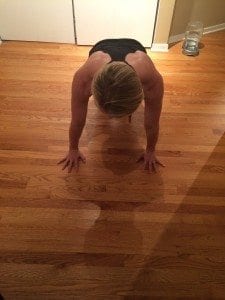 Workout Routine plank