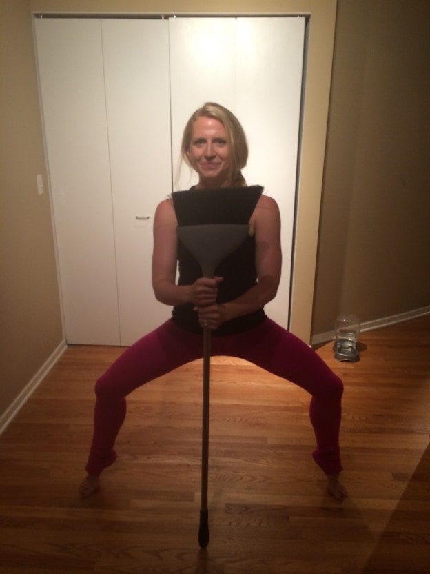 Bodyweight Workout Using Your Broom aSweatLife