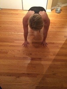 Workout Routine plank