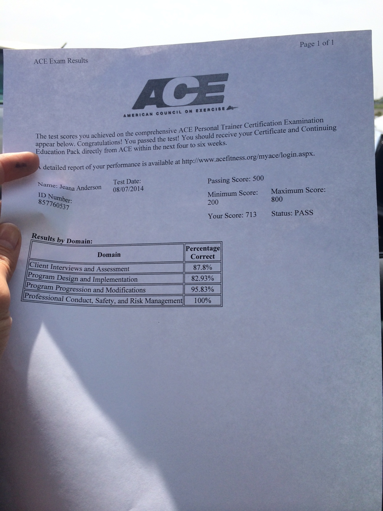 Exam ACE Discount