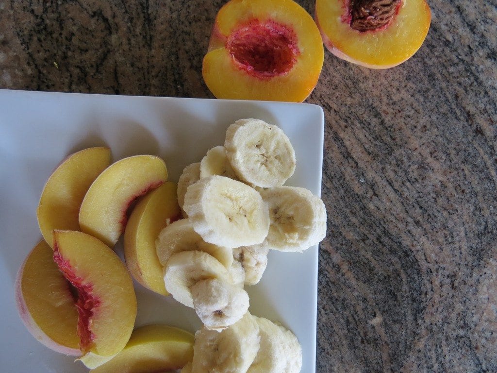 Post Workout Peaches and Cream Smoothie aSweatLife