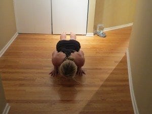 asweatlife fabfitchicago no equipment workout workout at home bodyweight workout triceps pushup