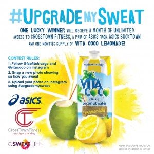 asweatlife upgrademysweat vitacoco aspics crosstown fitness giveaway