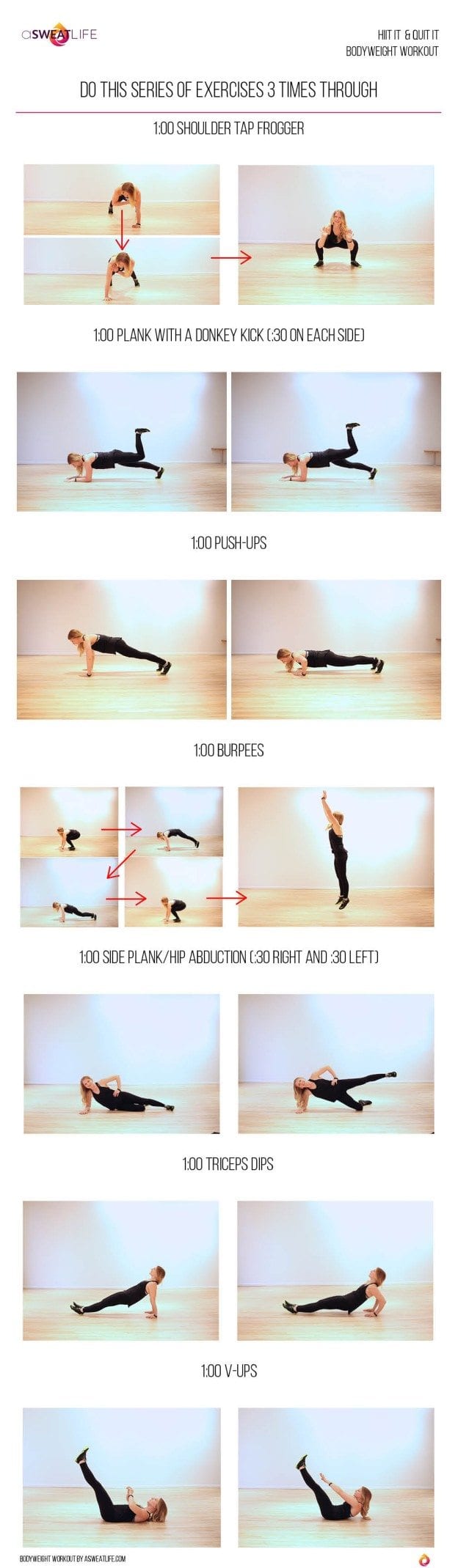 A Total Body Bodyweight Workout - aSweatLife