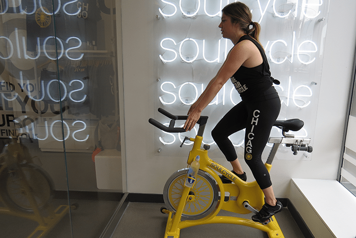 soulcycle bike setup