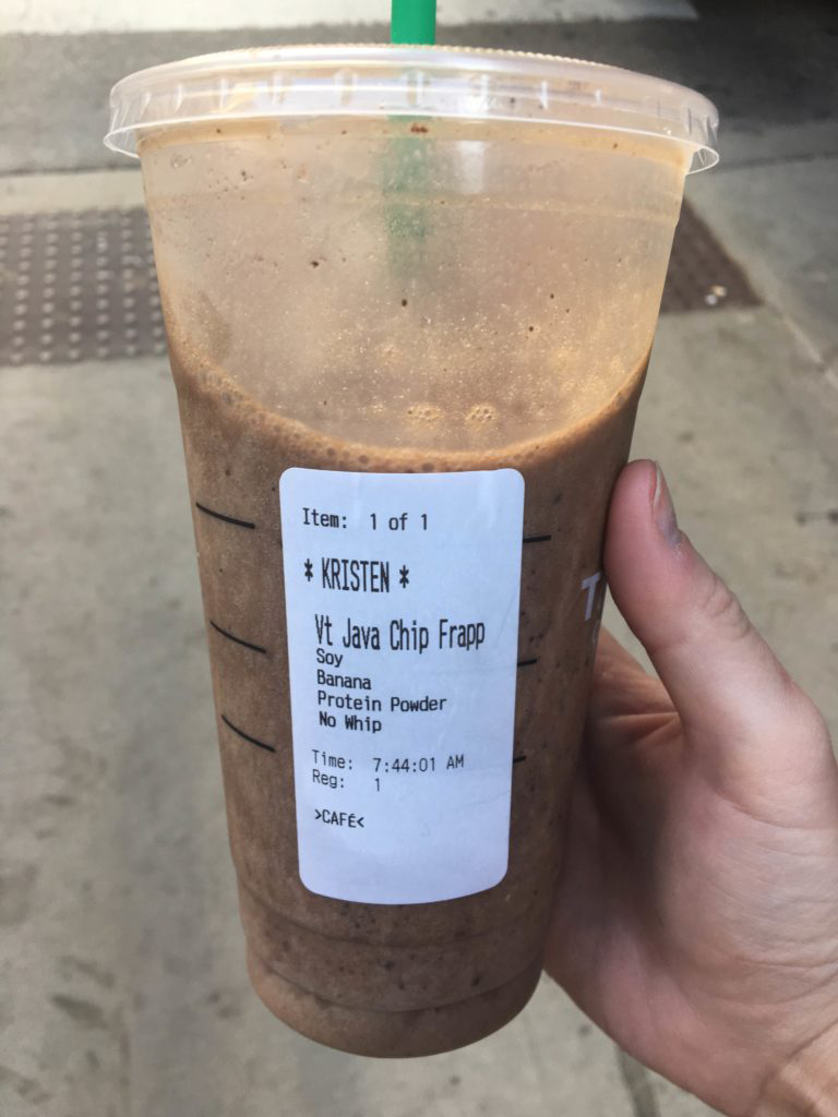 Protein smoothie clearance starbucks