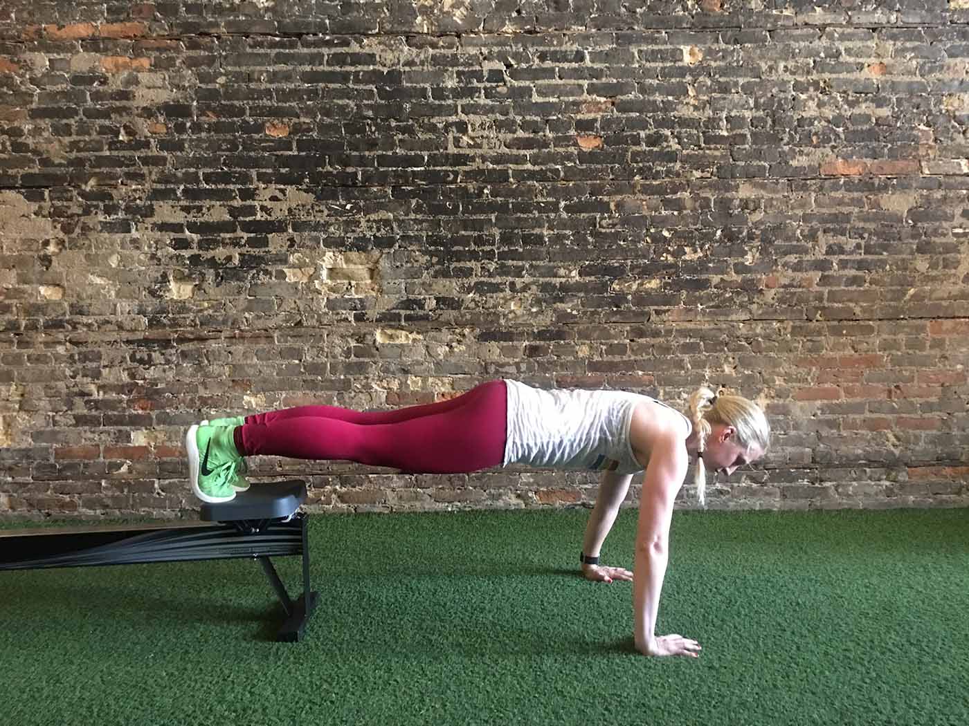 Simple Rowing Push Up Workout for Women