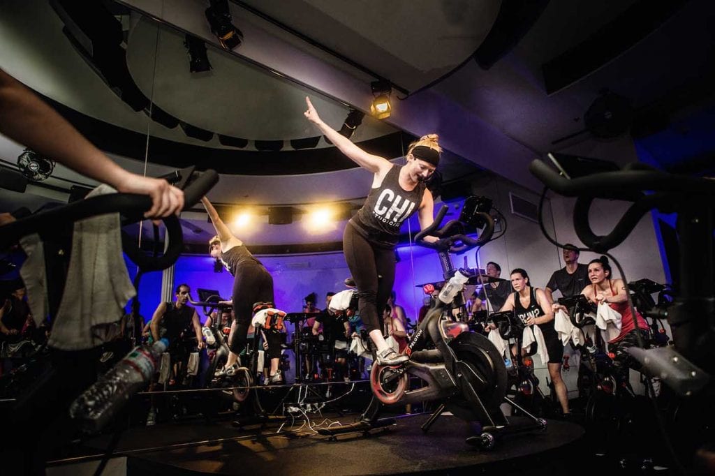 peloton in studio ride