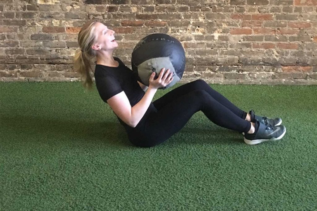 A 30Minute Med Ball Workout aSweatLife