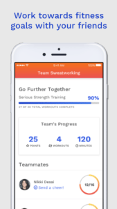 sweatworking app teams