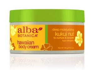 Alba Hawaiian Body Cream Deep Moisturizing Kukui Nut