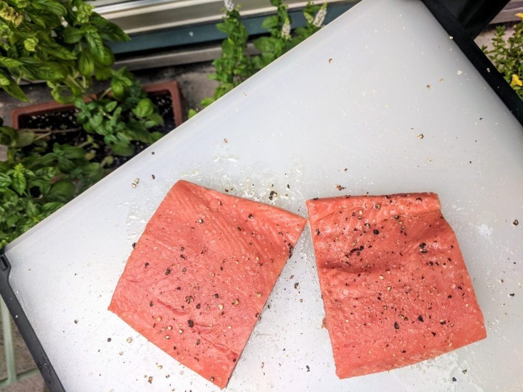 Thrive Market frozen salmon