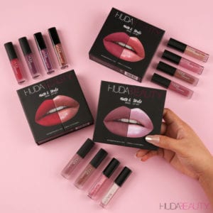 Huda Matte & Strobe Lip Set