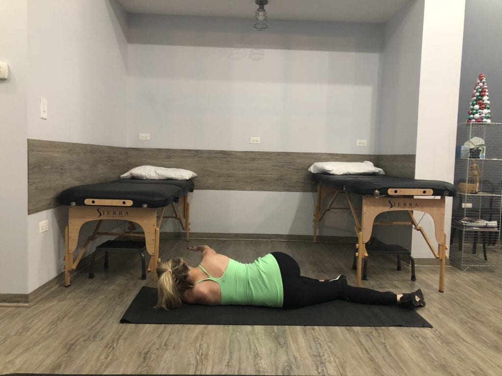 side lying thoracic rotation