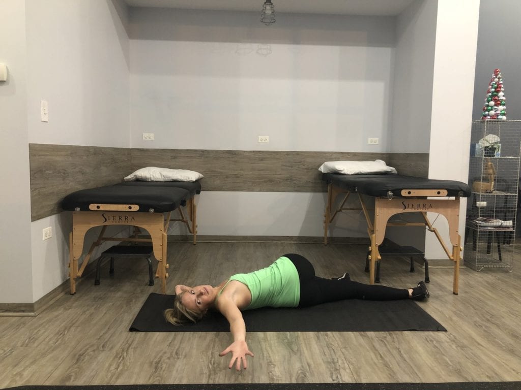 side lying thoracic rotation