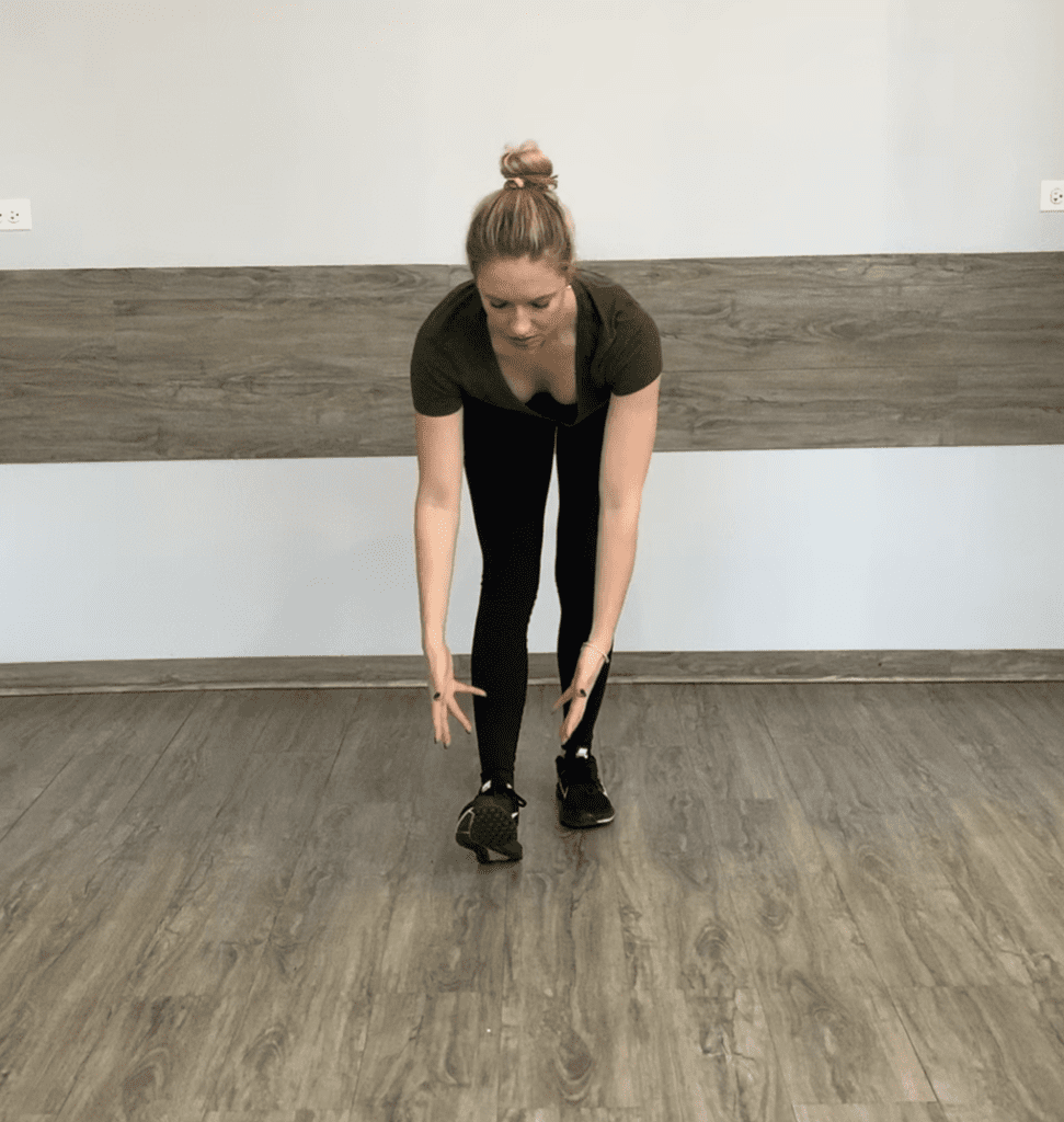 standing hamstring stretch