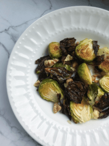 roasted brussels sprouts with toasted walnuts recipe