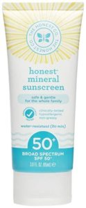 honest mineral sunscreen