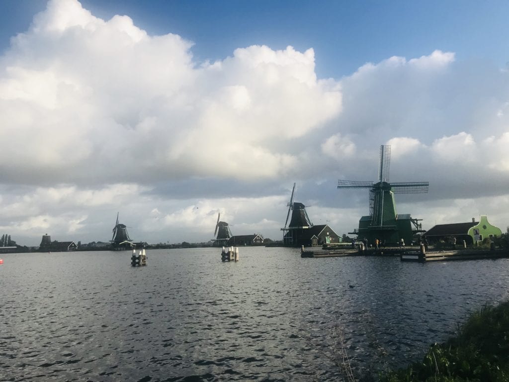 windmills and a workout in amsterdam