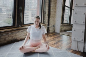 mental health workshop with yoga flow