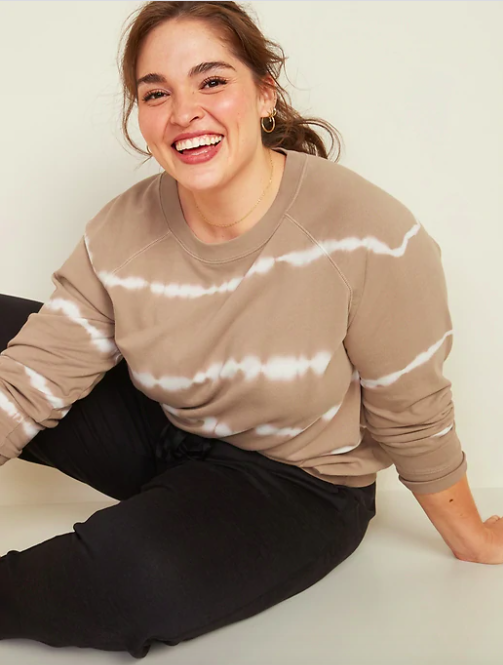 Old Navy’s Vintage Crew-Neck Plus-Size Sweatshirt 