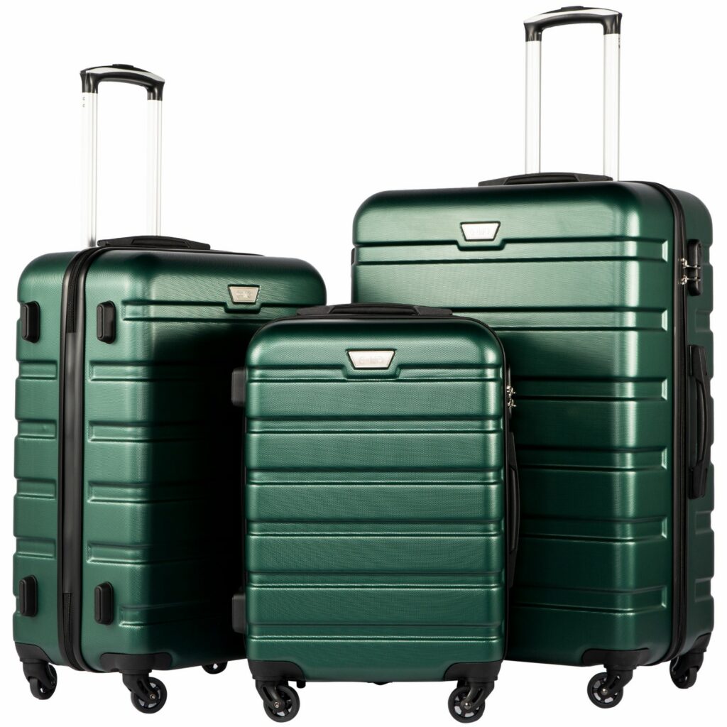 Coolife Luggage 3-Piece Set best budget friendly luggage