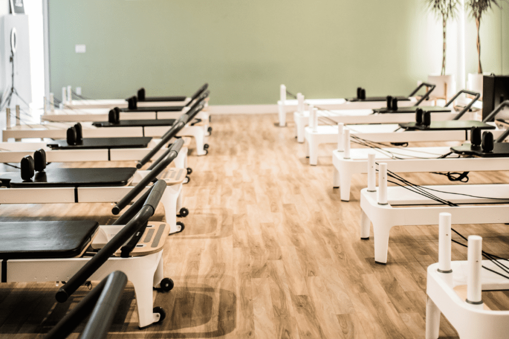 private pilates classes empty pilates studio