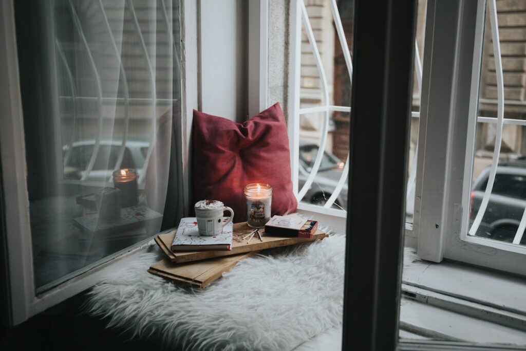 reading nook in home