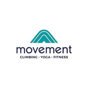 movement - climbing, yoga, fitness logo